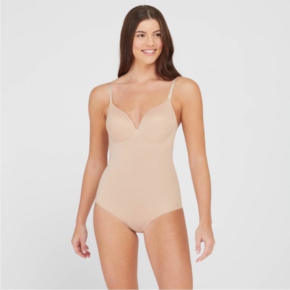 Assets By Spanx Other - Assets by Spanx Flawless Finish Shaping Micro Low Back Cupped Bodysuit